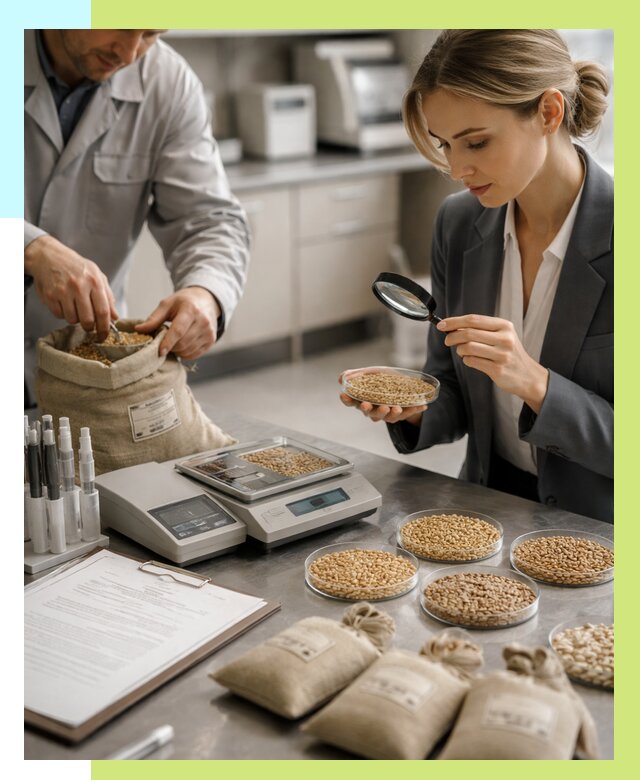 Сертификация зерна в Новокубанске по цене от 15597 р. | Алешин-Нкб