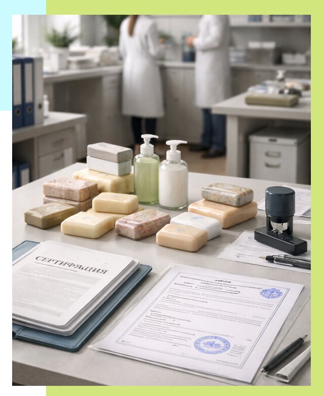 Сертификация мыла и сертификат на мыло в Новокубанске от 12478 | Алешин-Нкб