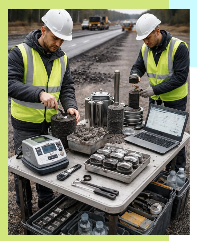 Сертификация асфальта: испытания и подтверждение в Новокубанске