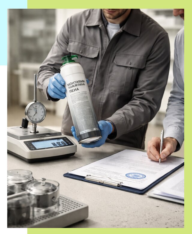 Сертификация монтажной пены в Новокубанске от 15597 р. | Алешин-Нкб