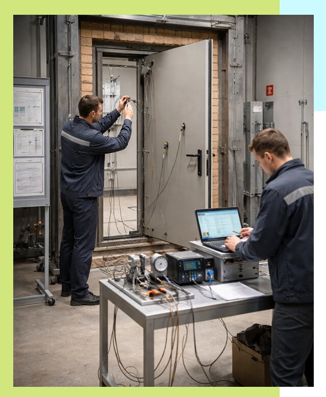 Сертификация противопожарных дверей в Новокубанске по ГОСТ и ТР