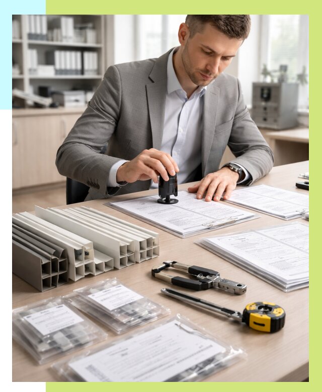 Сертификация ПВХ продукции в Новокубанске от 8838 р., Алешин-Нкб