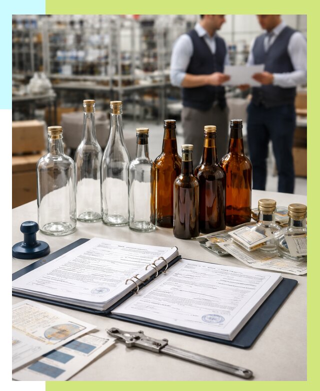 Сертификация стеклянных бутылок в Новокубанске от 25995 р. | Алешин-Нкб