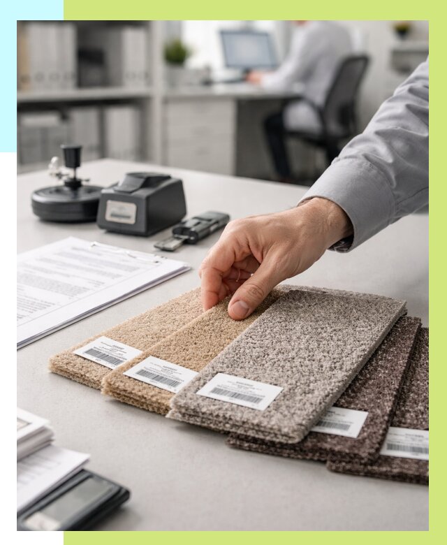 Сертификация ковролина в Новокубанске от 15597 р., Алешин-Нкб