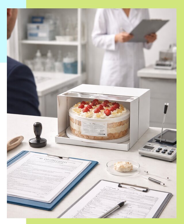 Сертификация тортов в Новокубанске от 9358 р. заказать | Алешин-Нкб