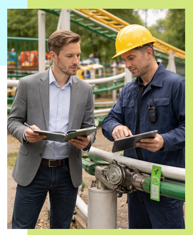 Сертификация аттракционов в Новокубанске от 46791 р. | Алешин-Нкб