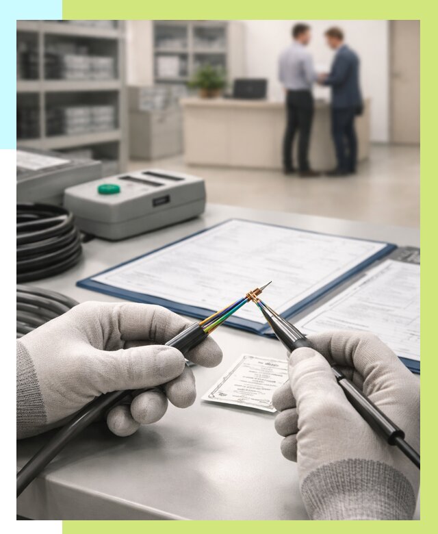 Сертификация провода в Новокубанске от 18716 р. в Алешин-Нкб