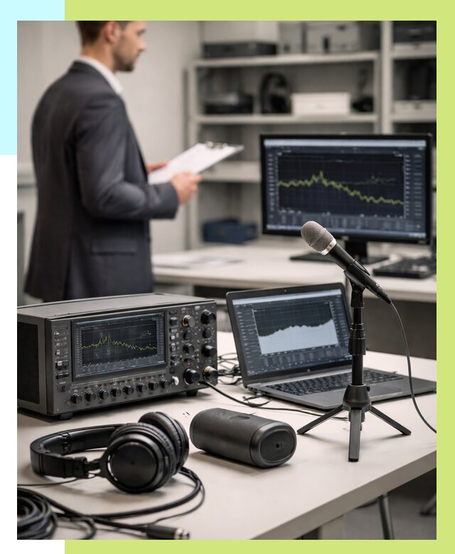 Сертификация аудиотехники в Новокубанске от 15597 р., Алешин-Нкб