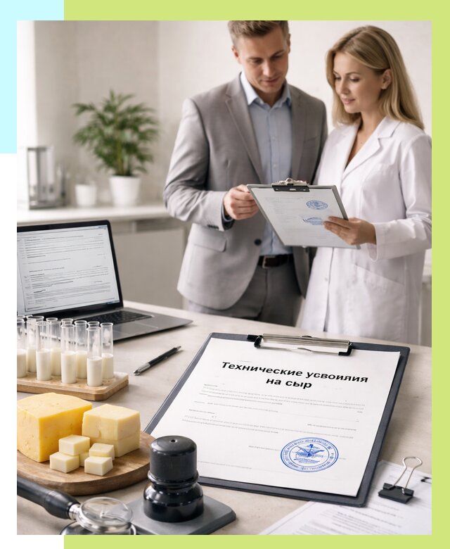 ТУ на сыры в Новокубанске срочно от 12478 р. — оформление | Алешин-Нкб