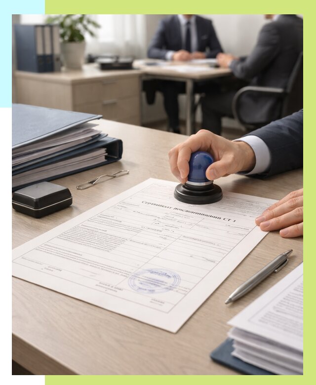 Сертификат происхождения СТ 1 в Новокубанске от 4679 р. | Алешин-Нкб