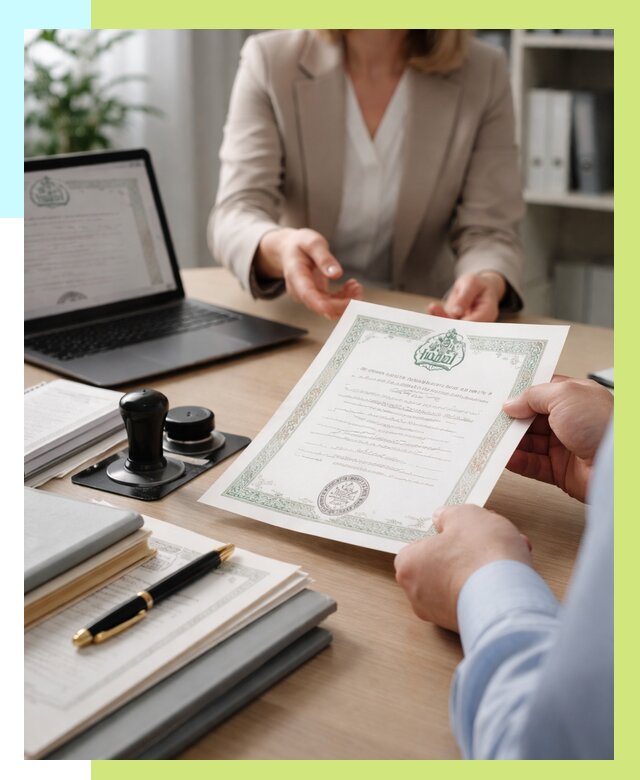 Халяль сертификат в Новокубанске, получить от 15597 р. | Алешин-Нкб