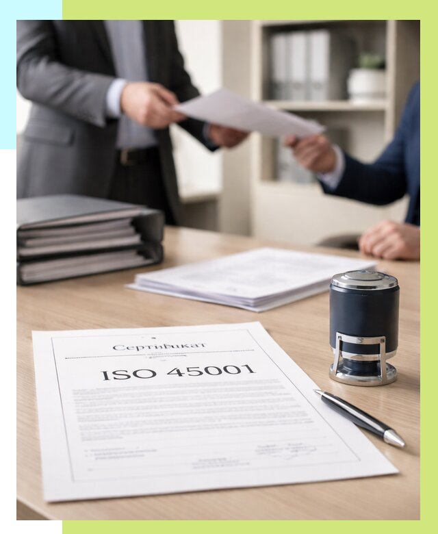 Сертификат ISO 45001 в Новокубанске под ключ от 46791 р. | Алешин-Нкб