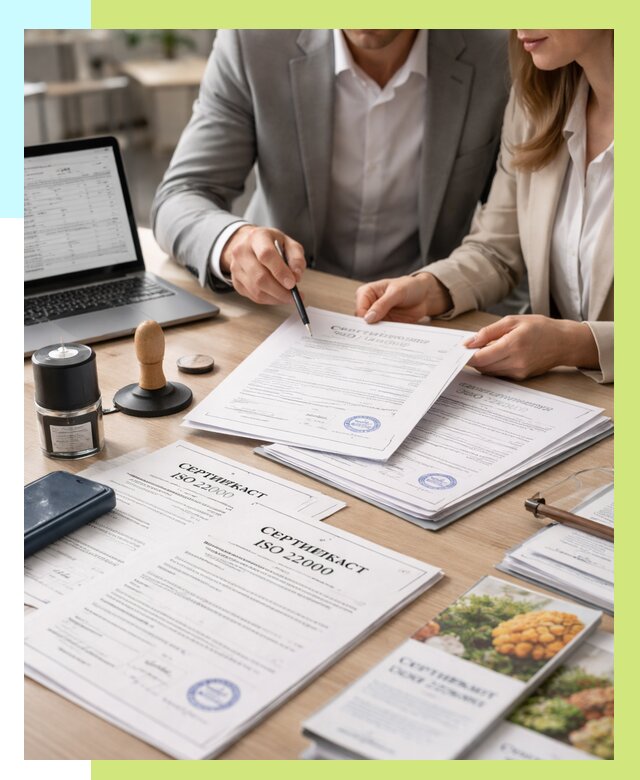 Сертификат ISO 22000 в Новокубанске от 41592 р. под ключ | Алешин-Нкб