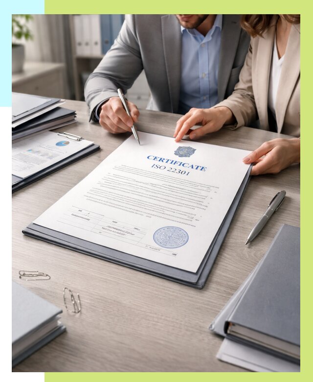 Сертификат ISO 22301 в Новокубанске от 46791 р. | Алешин-Нкб срочно